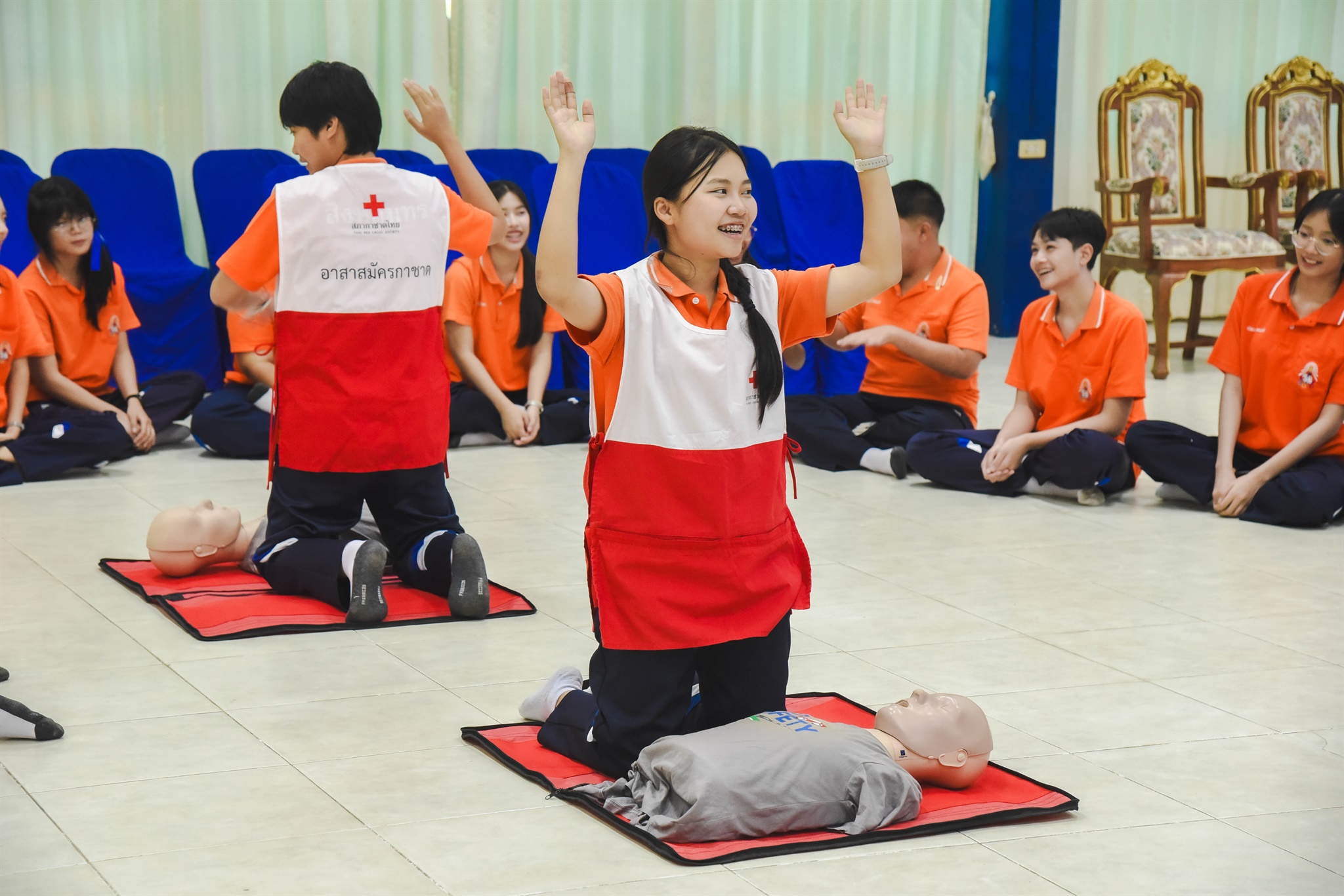 68-07-03 อบรมฝึกฝนCPRและปฐมพยาบาล
