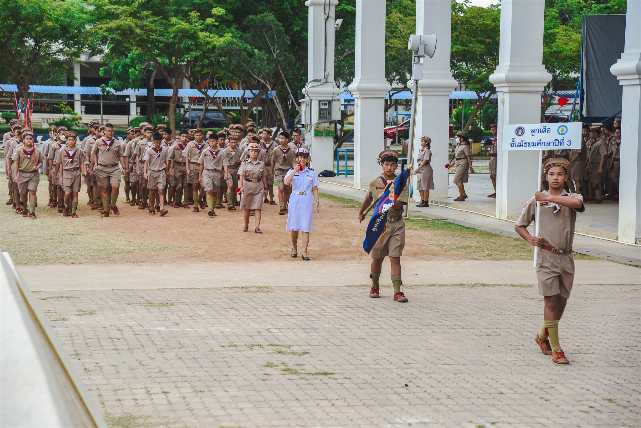 68-07-08 พิธีทบทวนคำปฏิญาณและสวนสนาม